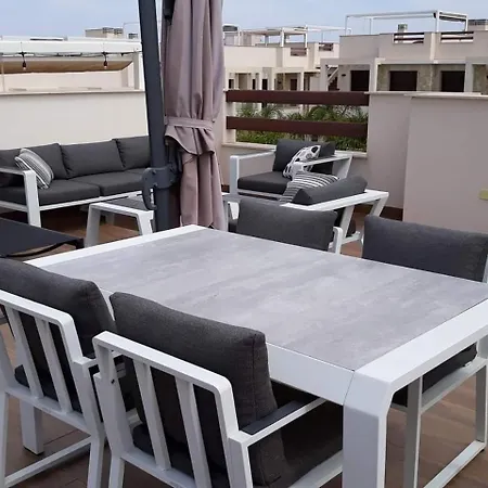 Balcones Prachtig Zicht Op Zoutmeer Torrevieja